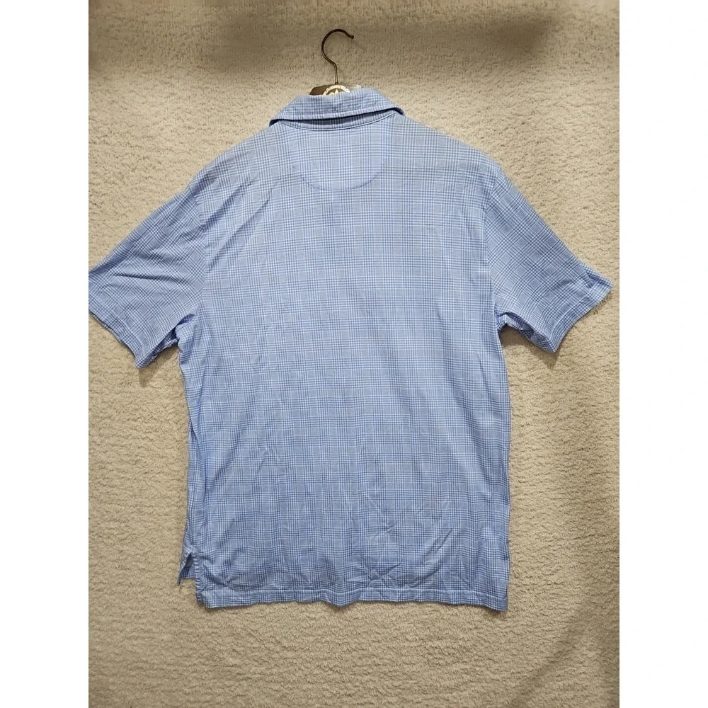 Polo Ralph Lauren Performance Shirt Mens Large Blue Short Sleeve Golf Very Nice